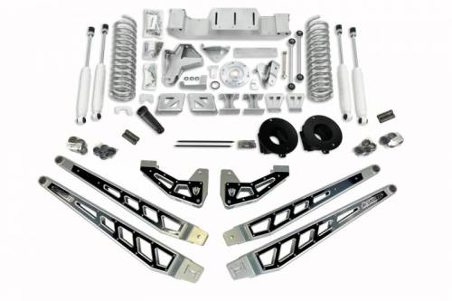 McGaughys Suspension Parts - 54426 | McGaughys 6 Inch Lift Kit 2019-2023 Dodge Ram 2500 4-Link Kit 4WD | Air Rear