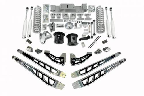 McGaughys Suspension Parts - 54430 | McGaughys 8 inch Lift Kit 2019-2023 Dodge Ram 2500 4-Link Kit 4WD Air Rear