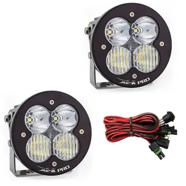 Baja Designs - 537803 | Baja Designs XL-R Pro Auxiliary LED Light Pod | Pair, Driving/Combo Light Pattern, Clear, Universal