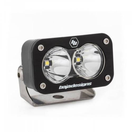 Baja Designs - 540001 | Baja Designs S2 Sport Black Auxiliary LED Light Pod | Single, Spot Light Pattern, Clear, Universal