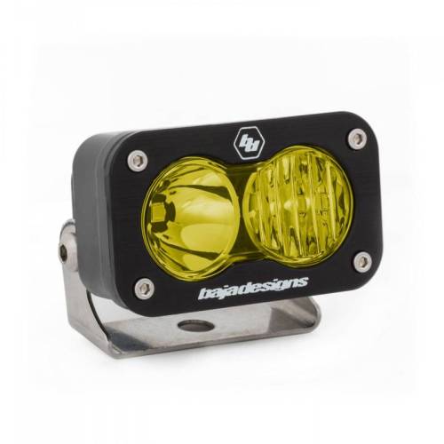 Baja Designs - 540013 | Baja Designs S2 Sport Black Auxiliary LED Light Pod | Single, Driving/Combo Light Pattern, Amber, Universal