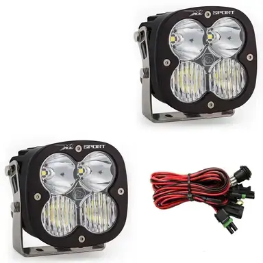 Baja Designs - 567803 | Baja Designs XL Sport Auxiliary LED Light Pod | Pair, Driving/Combo Pattern, Clear, Universal