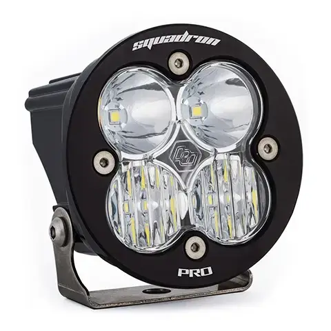 Baja Designs - 590003 | Baja Designs Squadron-R Pro Black Auxiliary LED Light Pod | Single, Driving/Combo Pattern, Clear, Universal