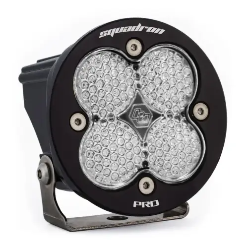 Baja Designs - 590006 | Baja Designs Squadron-R Pro Black Auxiliary LED Light Pod | Single, Work/Scene Light Pattern, Clear, Universal