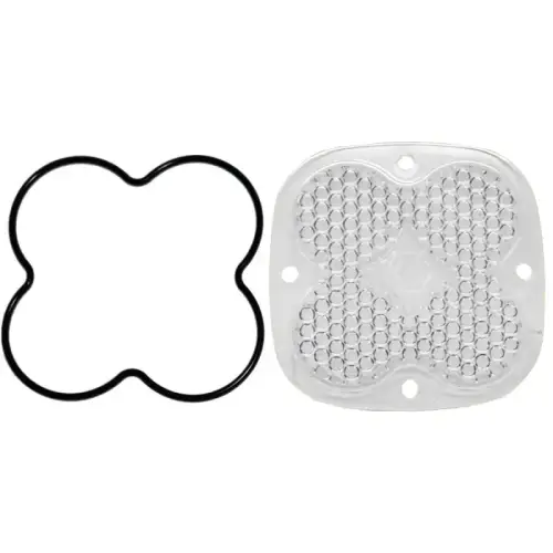 Baja Designs - 668406 | Baja Designs Squadron Light Pod Lens Kit | Single, Work/Scene Light Pattern, Clear