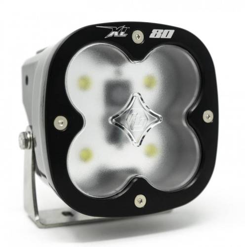 Baja Designs - 670006 | Baja Designs XL80 Auxiliary LED Light Pod | Single, Work/Scene Light Pattern, Clear