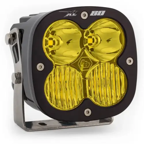 Baja Designs - 670013 | Baja Designs XL80 Auxiliary LED Light Pod | Single, Driving/Combo Light Pattern, Amber