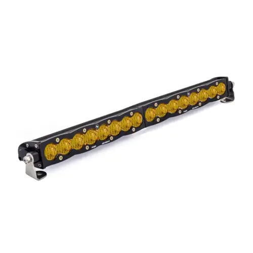 Baja Designs - 702014 | Baja Designs S8 Straight LED Light Bar | Wide Cornering Light Pattern, Amber, 20 Inch, Universal