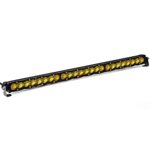 Baja Designs - 703013 | Baja Designs S8 Straight LED Light Bar | Driving/Combo Light Pattern, Amber, 30 Inch, Universal