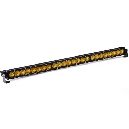 Baja Designs - 703014 | Baja Designs S8 Straight LED Light Bar | Wide Cornering Light Pattern, Amber, 30 Inch, Universal