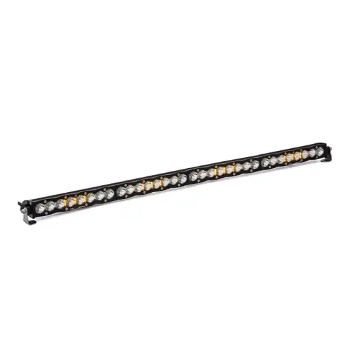 Baja Designs - 704001 | Baja Designs S8 Straight LED Light Bar | Spot Light Pattern, Clear, 40 Inch, Universal