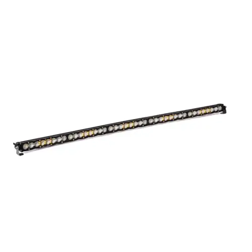 Baja Designs - 705003 | Baja Designs S8 Straight LED Light Bar | Driving/Combo Pattern, Clear, 50 Inch, Universal