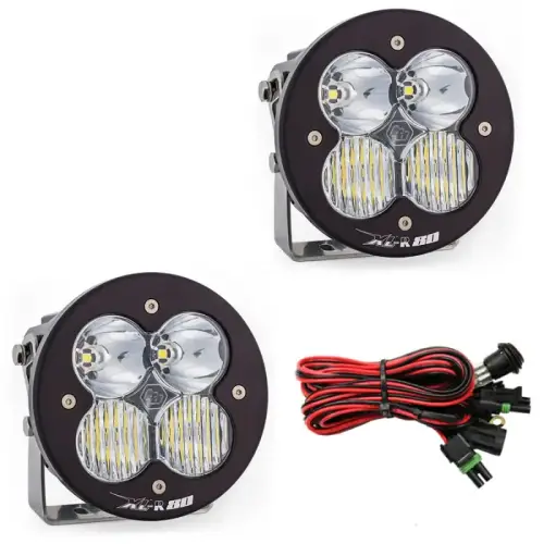 Baja Designs - 767803 | Baja Designs XL-R 80 Auxiliary LED Light Pod | Pair, Driving/Combo Pattern, Clear, Universal