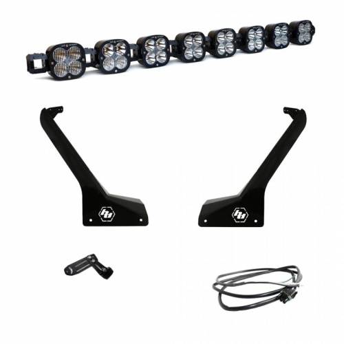 Baja Designs - 447664UP | Baja Designs XL Sport Roof Mount Linkable LED Light Bar Kit For Jeep Gladiator JT / Wrangler JL | 2018-2023 | Multi-Pattern Light Pattern, Clear, Upfitter Wiring