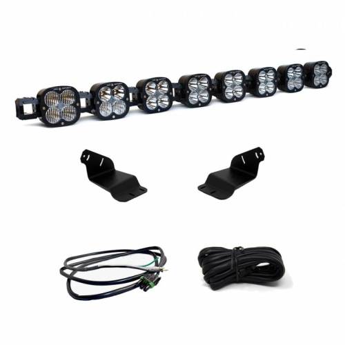 Baja Designs - 447756UP | Baja Designs XL Sport Roof Mount Linkable LED Light Bar Kit For Ford Bronco | 2021-2023 | Multi-Pattern Light Pattern, Clear, Upfitter Wiring