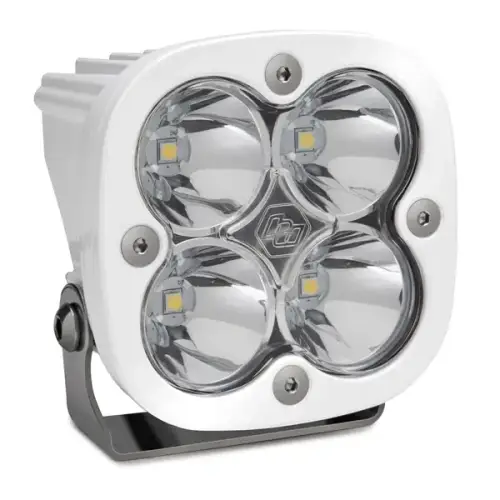 Baja Designs - 490001WT | Baja Designs Squadron Pro White LED Auxiliary Light Pod | Single, Spot Light Pattern, Clear, Universal