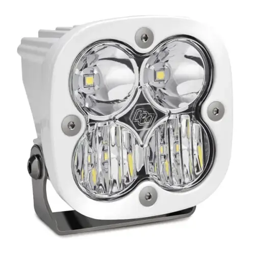 Baja Designs - 490003WT | Baja Designs Squadron Pro White LED Auxiliary Light Pod | Single, Driving/Combo Light Pattern, Clear, Universal