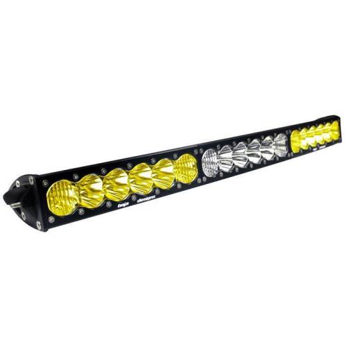 Baja Designs - 523003DC | Baja Designs OnX6 Arc Dual Control LED Light Bar | Driving/Combo Light Pattern, Amber/Clear, 30 Inch, Universal