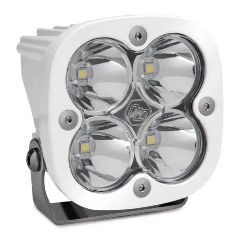 Baja Designs - 550001WT | Baja Designs Squadron Sport White LED Auxiliary Light Pod | Single, Spot Light Pattern, Clear, Universal