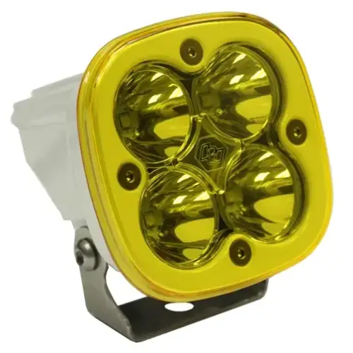 Baja Designs - 550011WT | Baja Designs Squadron Sport White LED Auxiliary Light Pod | Single, Spot Light Pattern, Amber, Universal