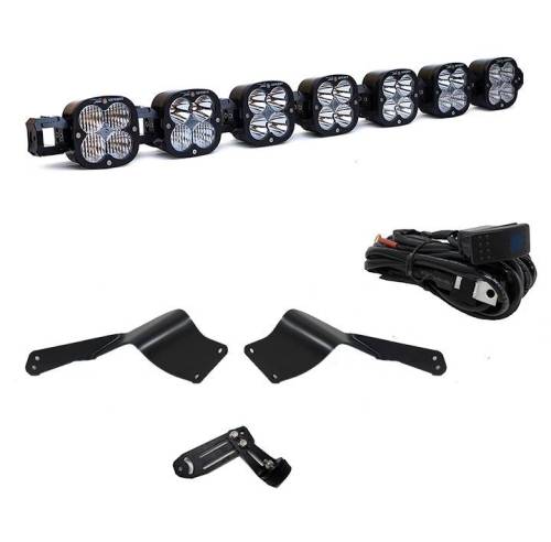 Baja Designs - 447080 | Baja Designs XL Sport Linkable Roof Mount LED Light Bar Kit For Can-Am Maverick X3 | 2017-2022 | Multi-Pattern Light Pattern, Clear