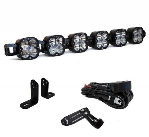 Baja Designs - 447081 | Baja Designs XL Sport Linkable Roof Mount LED Light Bar Kit For Polaris RZR Pro XP / RZR Turbo R | 2020-2022 | Multi-Pattern Light Pattern, Clear