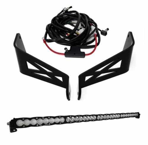 Baja Designs - 447083 | Baja Designs S8 40 Inch Roof Mount LED Light Bar Kit For Can-Am Maverick X3 | 2017-2022 | Driving/Combo Light Pattern, Clear