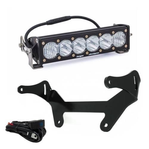 Baja Designs - 447089 | Baja Designs OnX6+ 10 Inch Shock Mount LED Light Bar Kit For Can-Am Maverick X3 | 2017-2022 | Driving/Combo Light Pattern, Clear