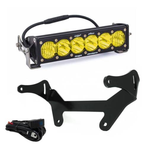 Baja Designs - 447120 | Baja Designs OnX6+ 10 Inch Shock Mount LED Light Bar Kit For Can-Am Maverick X3 | 2017-2022 | Driving/Combo Light Pattern, Amber