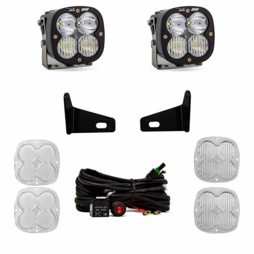 Baja Designs - 447804 | Baja Designs XL80 A-Pillar LED Light Pod Kit For Can-Am Maverick X3 | 2017-2022 | Driving/Combo Light Pattern, Clear