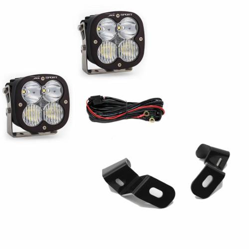 Baja Designs - 448036 | Baja Designs XL Sport A-Pillar LED Light Pod Kit For Dodge Ram 2500 / 3500 | 2019-2022 | Driving/Combo Light Pattern, Clear