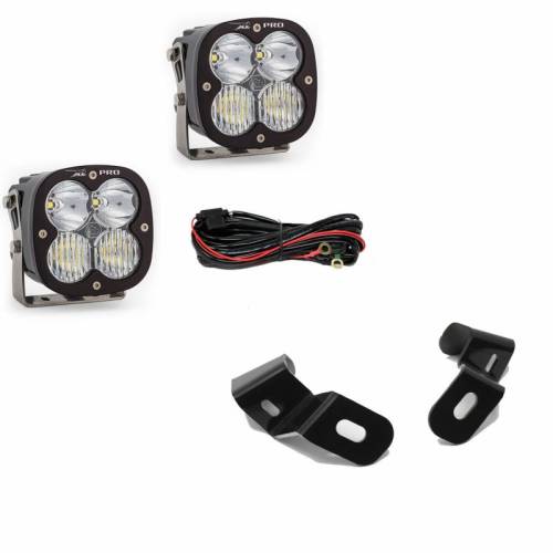 Baja Designs - 448037 | Baja Designs XL Pro A-Pillar LED Light Pod Kit For Dodge Ram 2500 / 3500 | 2019-2022 | Driving/Combo Light Pattern, Clear