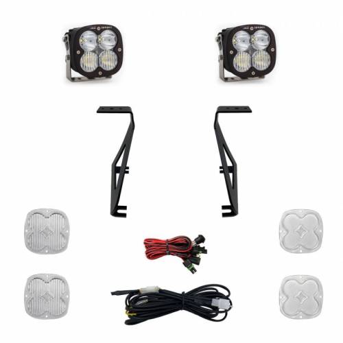 Baja Designs - 448058 | Baja Designs XL Sport A-Pillar LED Light Pod Kit For Ford F-150 Raptor | 2021-2022 | Driving/Combo Light Pattern, Clear