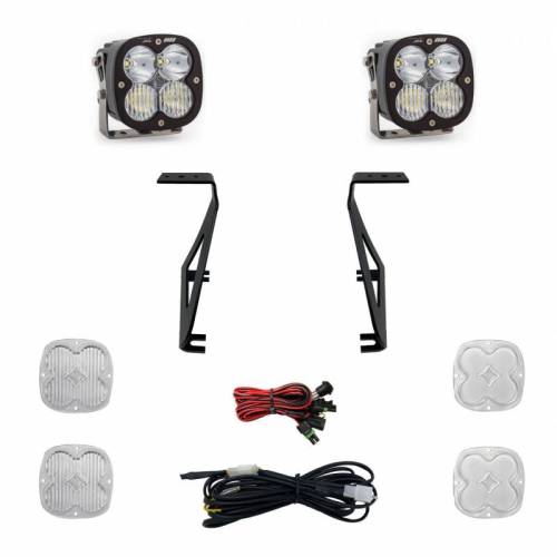 Baja Designs - 448060 | Baja Designs XL80 A-Pillar LED Light Pod Kit For Ford F-150 Raptor | 2021-2023 | Driving/Combo Light Pattern, Clear