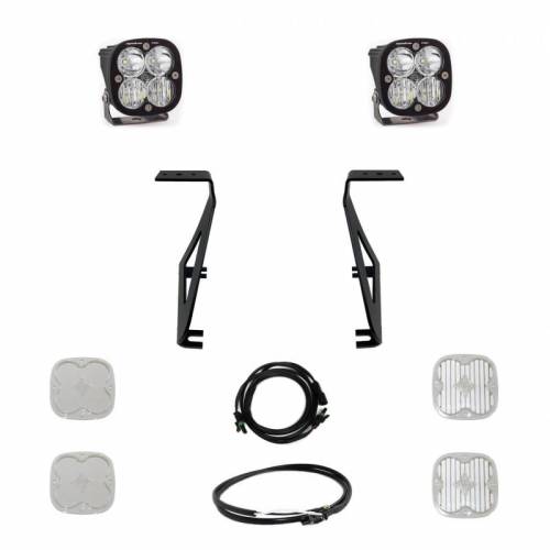 Baja Designs - 448069 | Baja Designs Squadron Pro A-Pillar LED Light Pod Kit For Ford F-150 Raptor | 2021-2023 | Driving/Combo Light Pattern, Clear