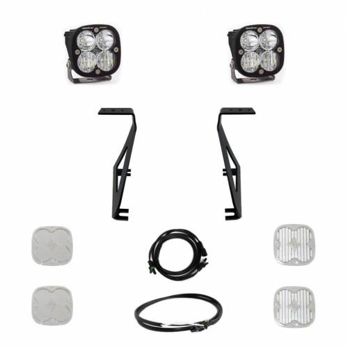 Baja Designs - 448070 | Baja Designs Squadron Sport A-Pillar LED Light Pod Kit For Ford F-150 Raptor | 2021-2023 | Driving/Combo Light Pattern, Clear