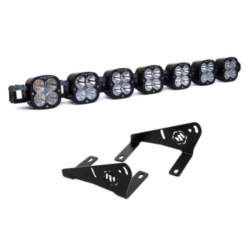 Baja Designs - 448093 | Baja Designs 7 XL Sport Linkable Roof Mount LED Light Bar Kit For Polaris RZR Turbo R | 2022-2023 | Multi-Pattern Light Pattern, Clear