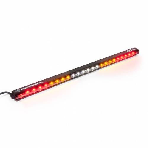 Baja Designs - 103004 | Baja Designs RTL-S 30 Inch LED Rear Tail Light Bar With Turn Signal | Clear, Universal