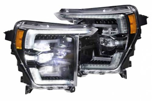 Morimoto - LF498 | Morimoto XB LED Headlights With White DRL For Ford F-150 | 2021-2023 | Pair