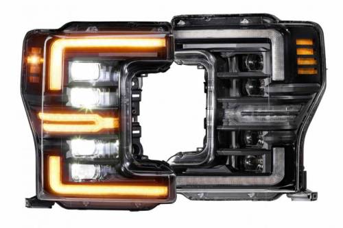 Morimoto - LF503.2-A-ASM | Morimoto XB LED Headlights With Amber DRL For Ford Super Duty | 2017-2019 | Pair