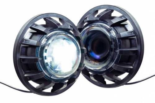 Morimoto - LF515 | Morimoto Super7 Bi-LED Headlights For Jeep Wrangler JK | 2007-2017 | Pair