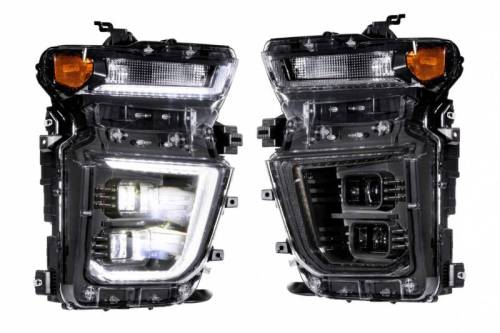 Morimoto - LF546 | Morimoto XB Hybrid LED Headlights For Chevrolet Silverado HD | 2020-2022 | Pair