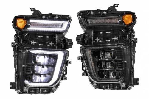 Morimoto - LF547 | Morimoto XB LED Headlights For Chevrolet Silverado HD | 2020-2022 | Pair