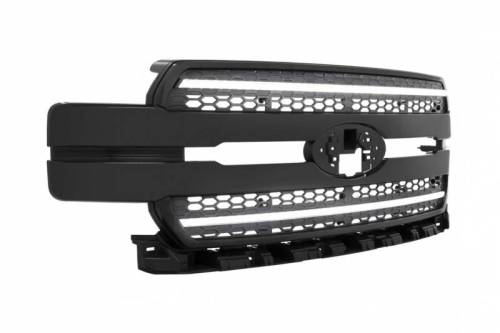 Morimoto - XBG15 | Morimoto XGB LED DRL Light Grille For Ford F-150 | 2018-2020 | Paintable Black, White DRL