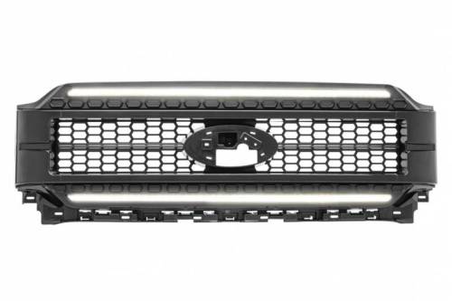 Morimoto - XBG21 | Morimoto XGB LED DRL Light Grille For Ford F-150 | 2021-2023 | Paintable Black, White DRL