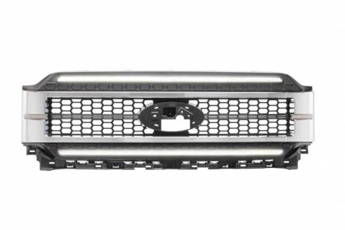 Morimoto - XBG23 | Morimoto XGB LED DRL Light Grille For Ford F-150 | 2021-2023 | Chrome Finish, White DRL