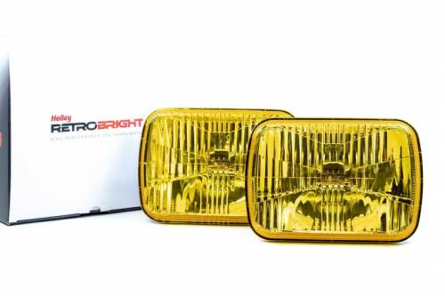 Morimoto - LFRB110 | Morimoto Holley RetroBright Sealed Headlights 5X7 Inch | Each, Euro Yellow, Universal