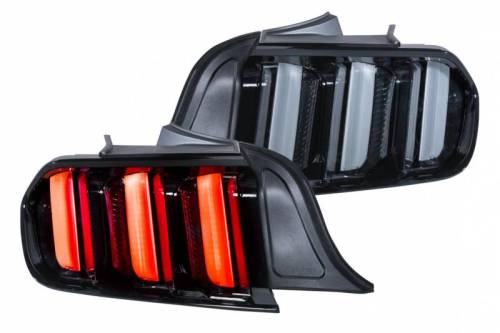 Morimoto - LF425 | Morimoto XB LED Tail Lights For Ford Mustang | 2015-2022 | Pair, Clear, Amber Sequence