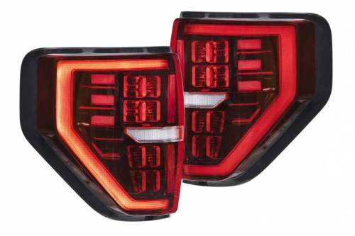 Morimoto - LF720 | Morimoto XB LED Tail Lights For Ford F-150 | 2009-2014 | Pair, Red