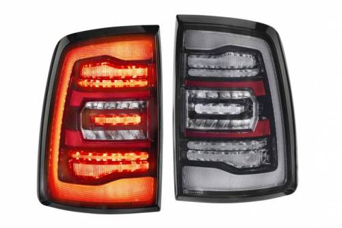 Morimoto - LF724 | Morimoto XB LED Tail Lights For Dodge Ram | 2009-2018 | Pair, Smoked (Gen 2)